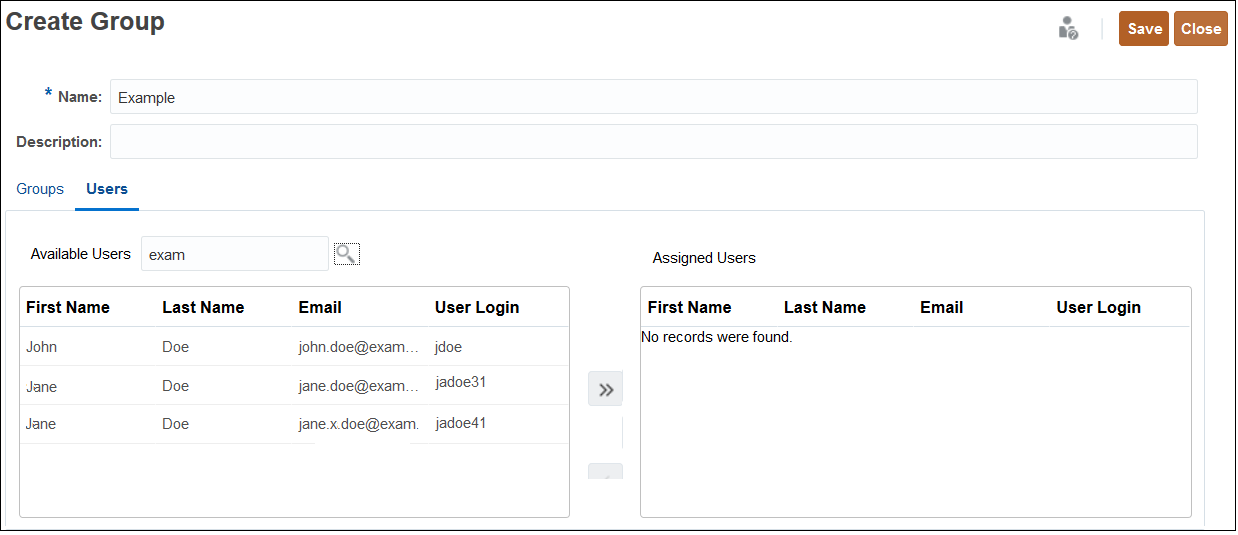 Creación de una pantalla de grupo que muestre los resultados de búsqueda Creación de una pantalla de grupo que muestre los resultados de búsqueda