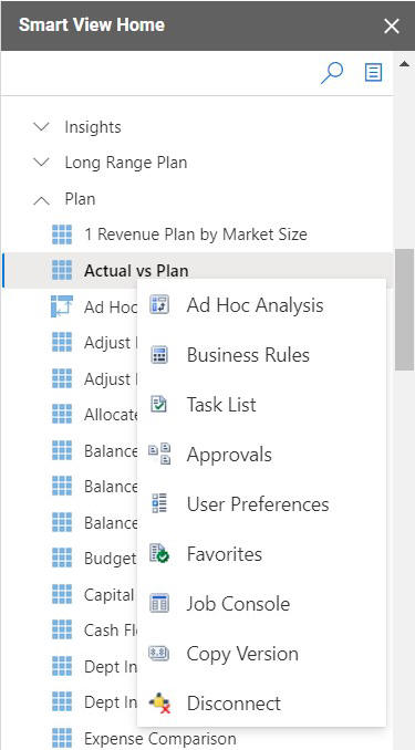 Menús de botón derecho Menús de botón derecho