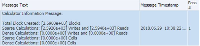 Mensaje de ejemplo mostrado al ejecutar una regla fija sin la opci&oacute;n Solo pasadas