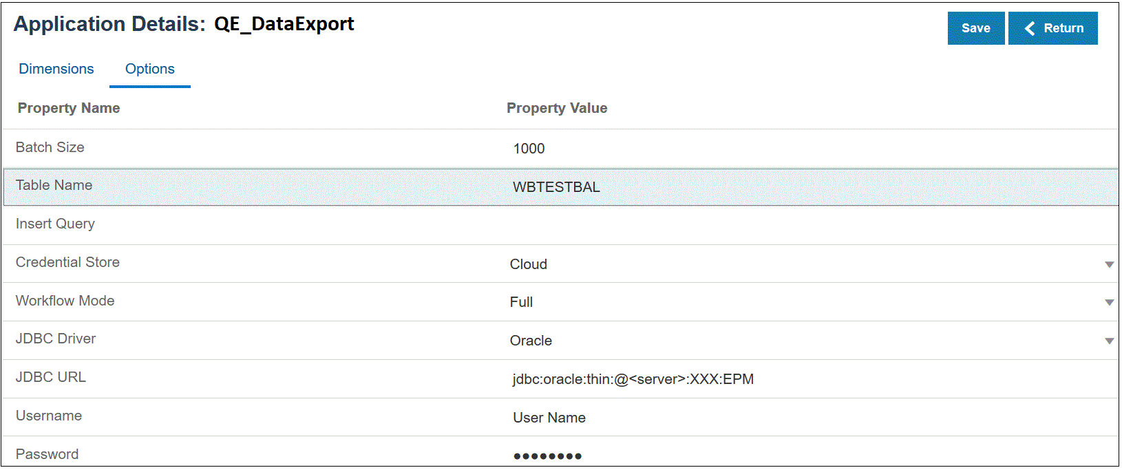 En la imagen se muestra la p&aacute;gina Detalles de aplicaci&oacute;n.