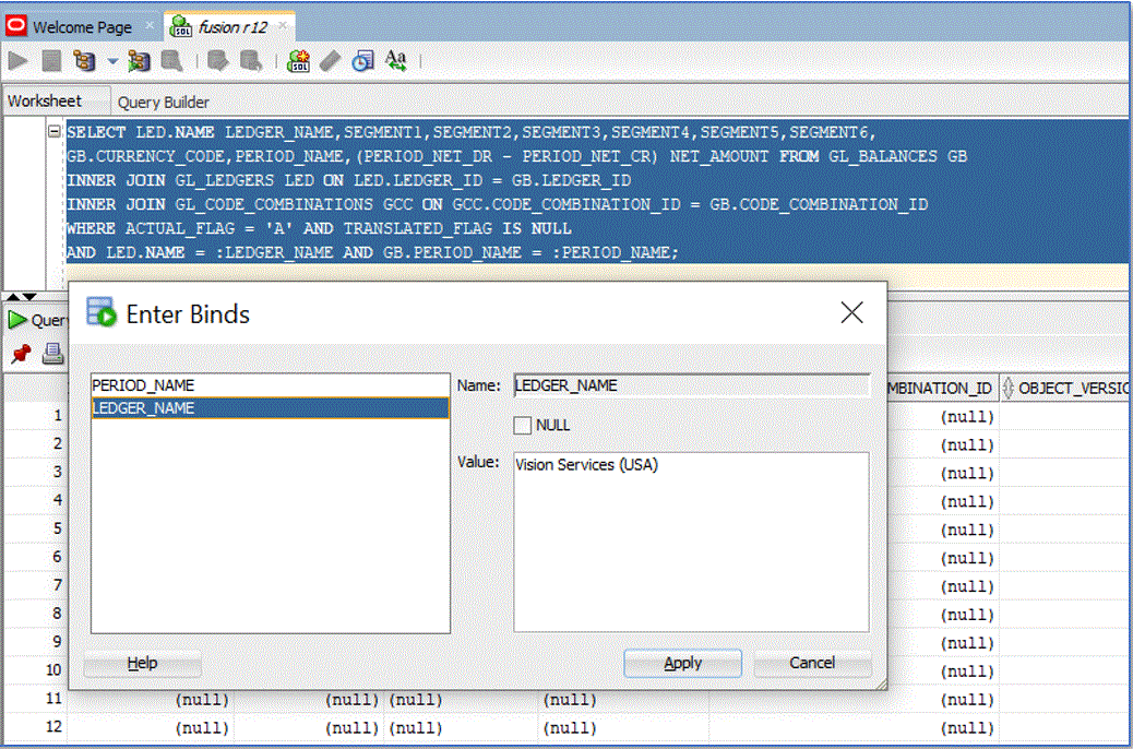 En la imagen se muestran los par&aacute;metros de enlace.