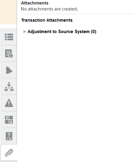 volet de navigation des pi&egrave;ces jointes