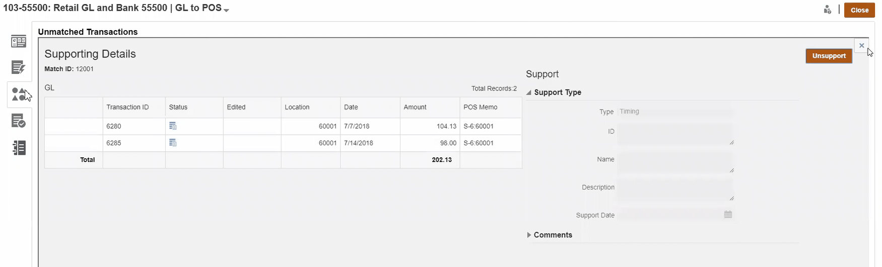 Bo&icirc;te de dialogue Afficher les d&eacute;tails annexes