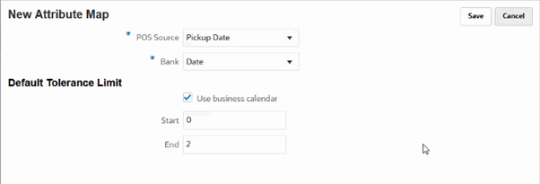 Exemple de mapping d'attribut par défaut avec la case à cocher Utiliser le calendrier d'entreprise activée Exemple de mapping d'attribut par défaut avec la case à cocher Utiliser le calendrier d'entreprise activée