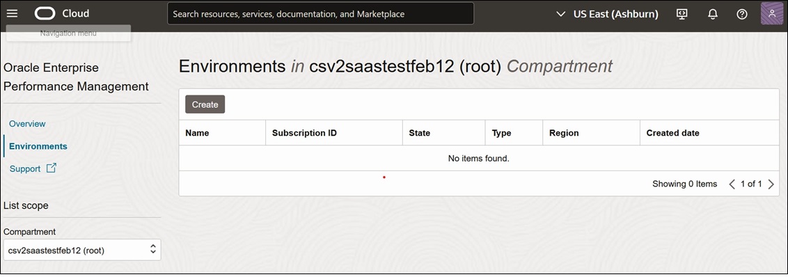 Console des applications