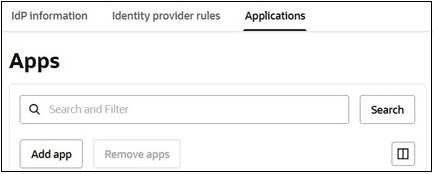 Affectation d'applications &agrave; une strat&eacute;gie