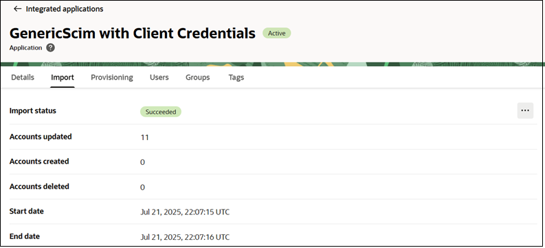 Importer une application Importer une application