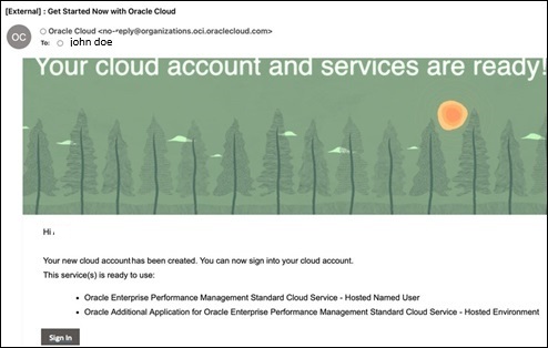 Connexion au nouveau compte cloud