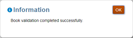 Aucune erreur de validation