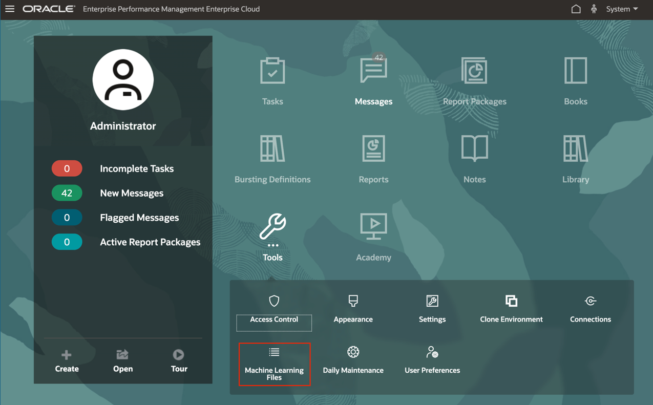 Carte d'apprentissage automatique