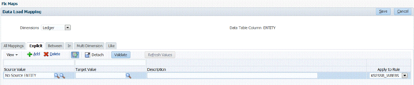 Image repr&eacute;sentant l'&eacute;cran Corriger les mappings.