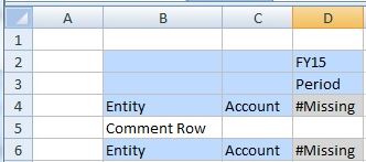 Affiche une grille comportant des commentaires dans les limites de la grille.