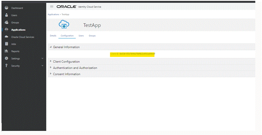 Image repr&eacute;sentant l'ID client sous Informations g&eacute;n&eacute;rales.