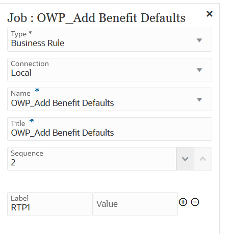 Image représentant les champs d'option de règle métier. Image représentant les champs d'option de règle métier.