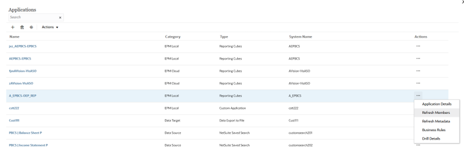 Image repr&eacute;sentant la page Applications.