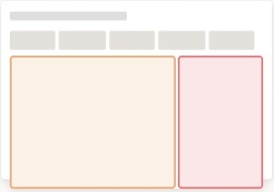 Disposition de tableau de bord &agrave; 2 panneaux