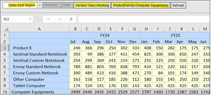 POV画面の例 POV画面の例