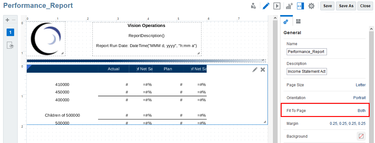 「ページに合せる」オプション 「ページに合せる」オプション