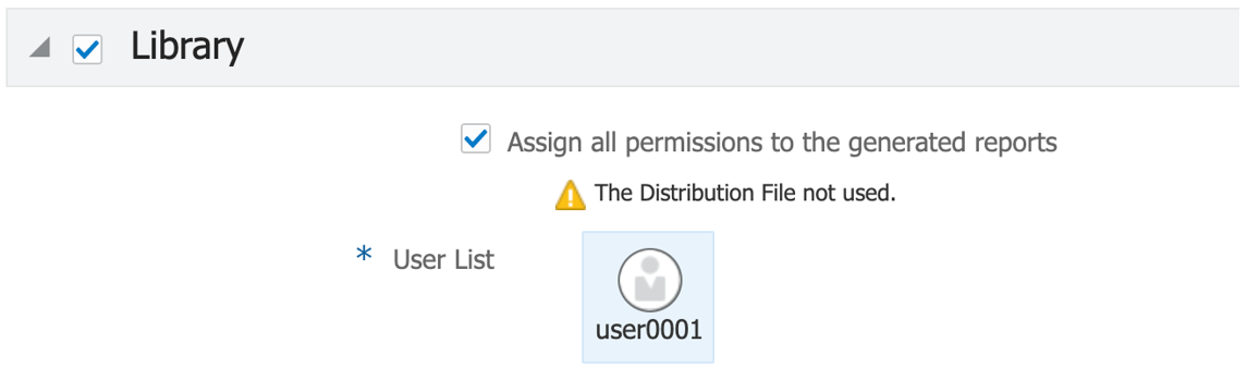 ライブラリ・オプションの選択 ライブラリ・オプションの選択