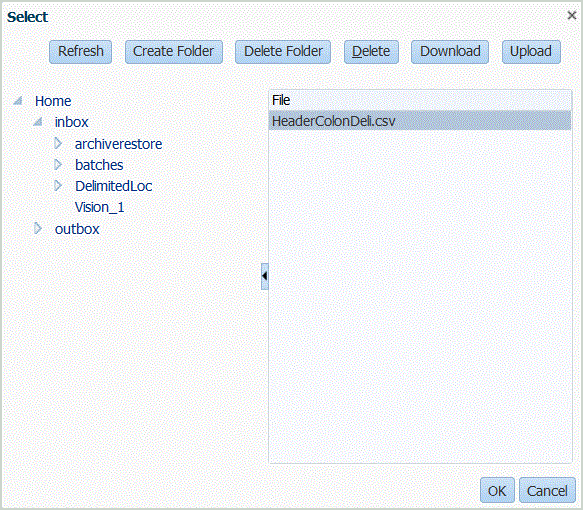 イメージは「選択」画面を示します