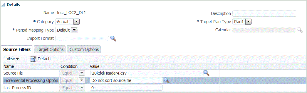 イメージは「ソース・フィルタ」タブを示します。