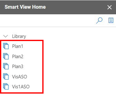 Smart Viewパネルに表示されたキューブ Smart Viewパネルに表示されたキューブ