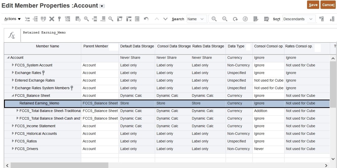 サンプル・メモ勘定科目