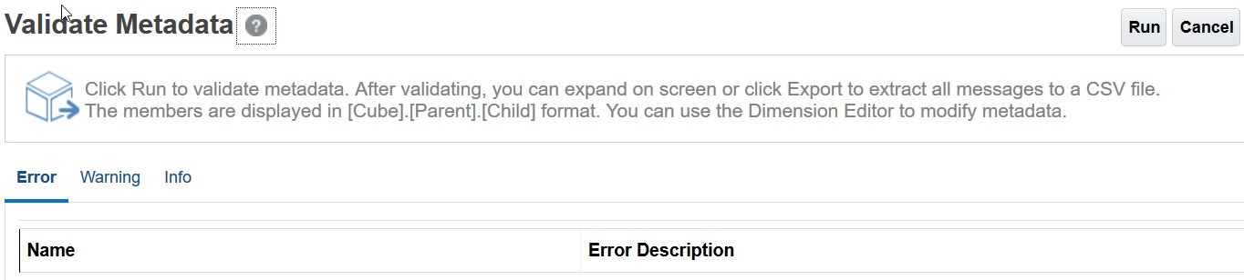 メタデータの検証プロセス メタデータの検証プロセス