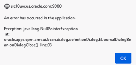 브라우저 다시 열기와 관련된 오류 예외사항