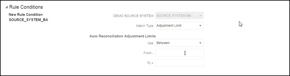 조정 규칙 유형 - 규칙 조건