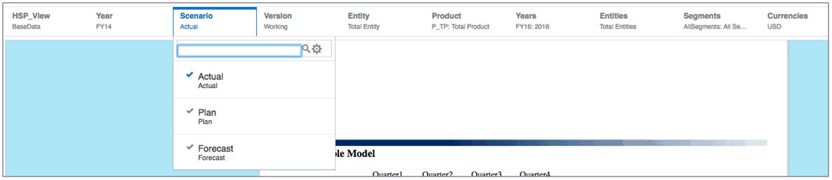 공통 POV와 함께 표시되는 보고서의 스크린샷. 뒤에 설명 추가.