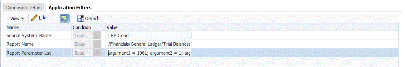 보고서 매개변수 목록 이미지 보고서 매개변수 목록 이미지