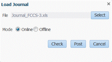 분개 로드 화면