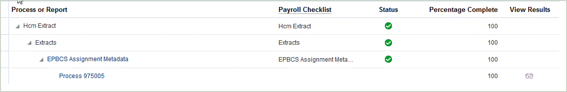 프로세스 또는 보고서 화면 표시 이미지