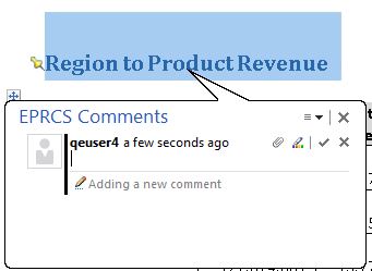 EPRCS 의견 텍스트 상자 EPRCS 의견 텍스트 상자