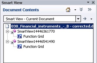 각 쿼리가 한 번만 표시되는 문서 콘텐츠 창