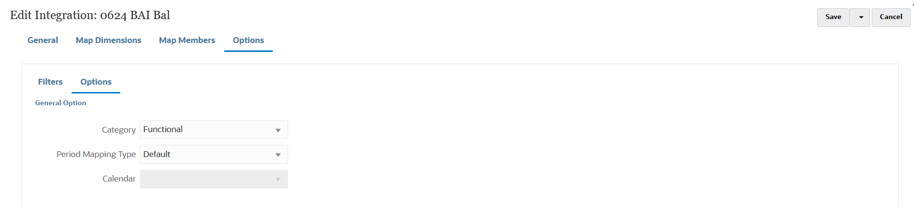 옵션 탭이 표시된 이미지