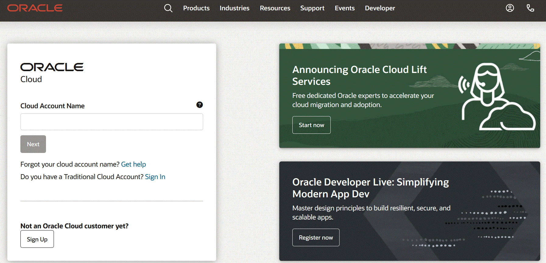 Imagem mostra o Nome da Conta do Cloud Imagem mostra o Nome da Conta do Cloud