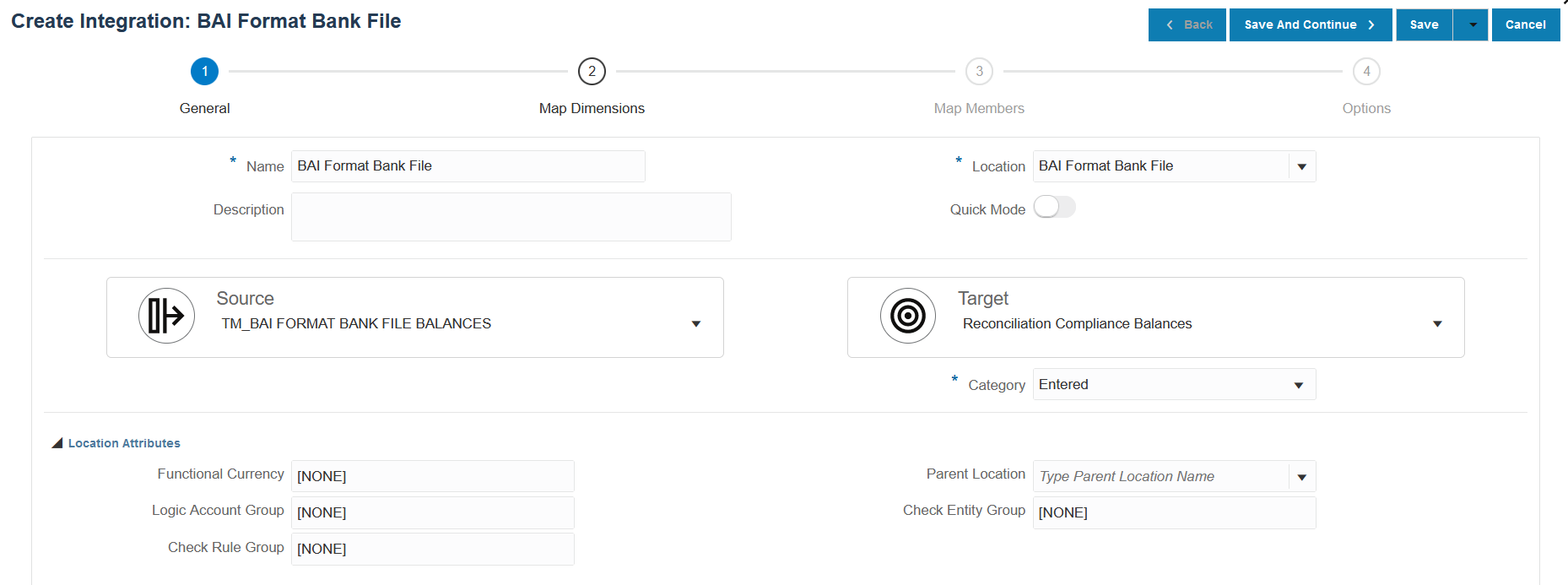 A imagem mostra a p&aacute;gina Criar Integra&ccedil;&atilde;o.