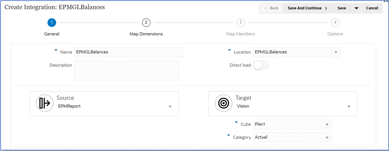 A imagem mostra a página Criar Integração. A imagem mostra a página Criar Integração.