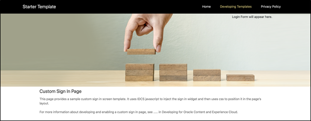 入门级模板定制登录页面 入门级模板定制登录页面