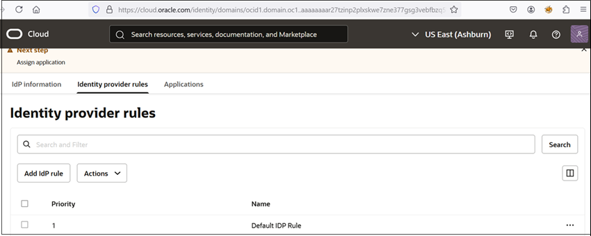 身份提供程序规则