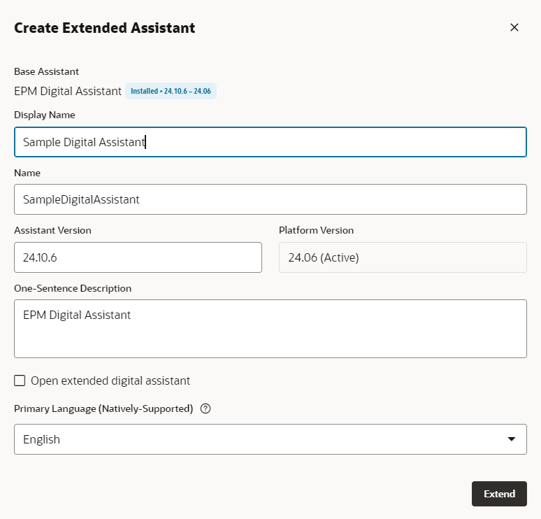创建扩展技能 创建扩展技能