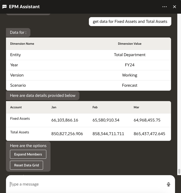 更改成员的 "get data"（获取数据）意图