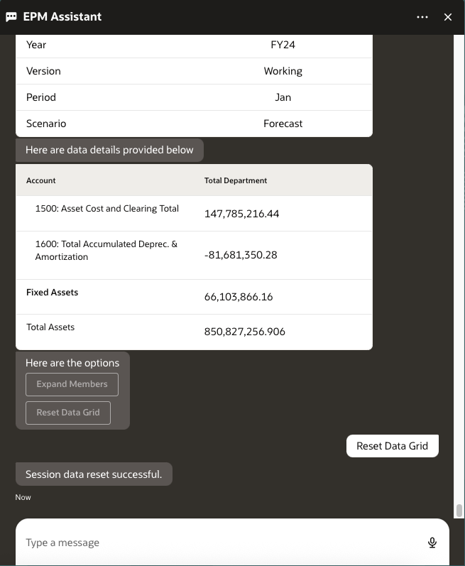 重置数据网格的 "get data"（获取数据）意图