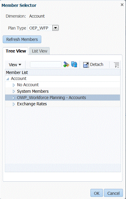 &ldquo;成员选择器&rdquo;屏幕