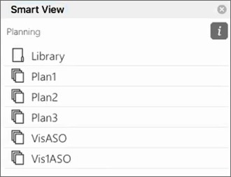 主页面板显示库文件夹和多维数据集