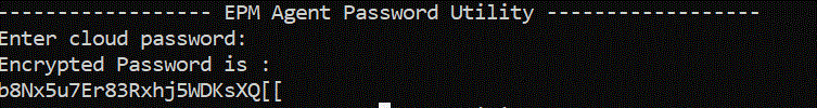 图中显示了 EPM 代理密码实用程序