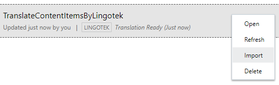 翻譯連線器匯入選項 翻譯連線器匯入選項