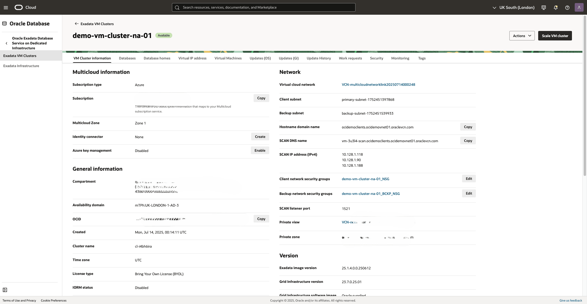 This screenshot shows how to enable connectivity to Object Storage.